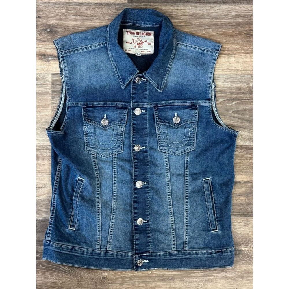 True Religion Denim Vest Men’s Medium